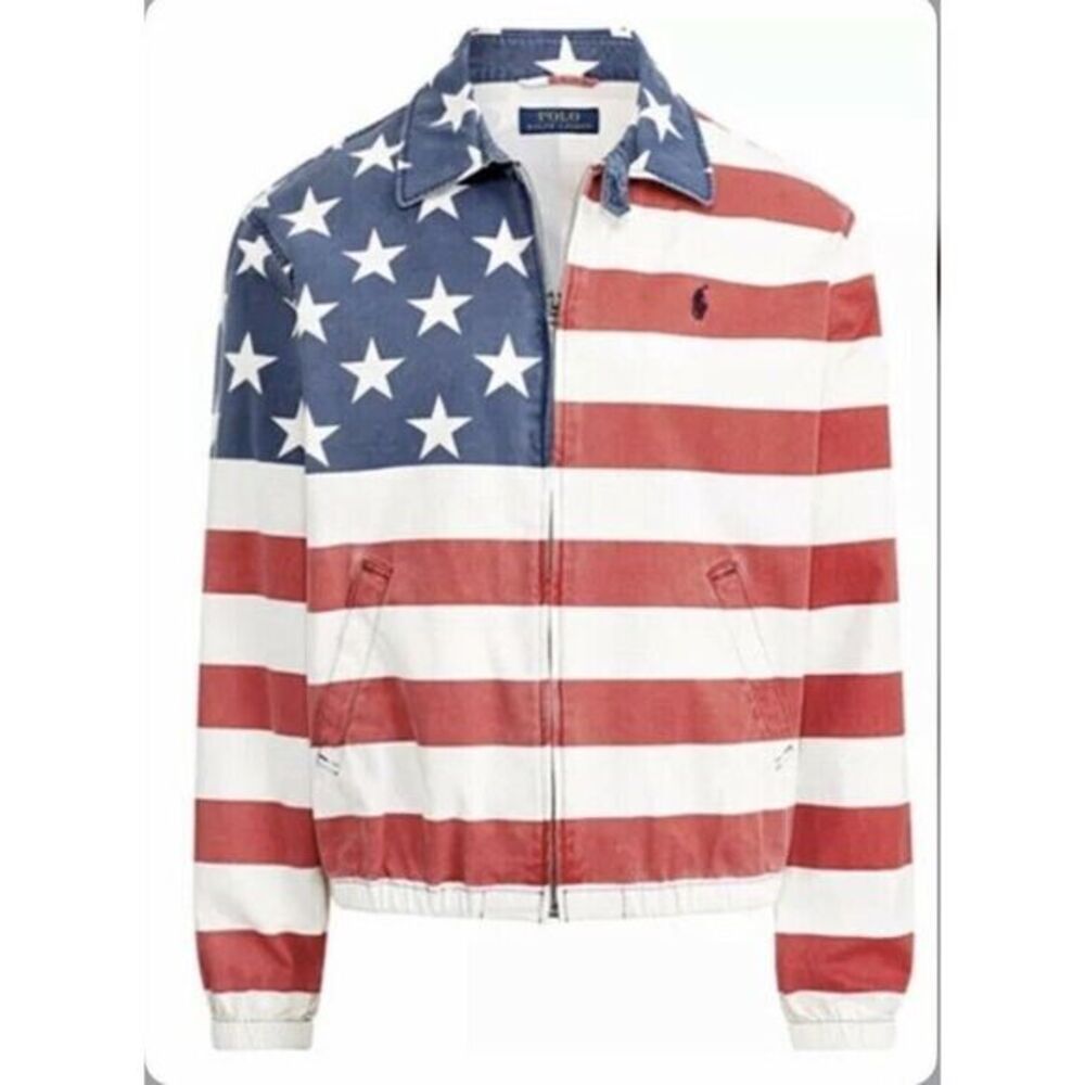 Polo Ralph Lauren Red White Blue Size L